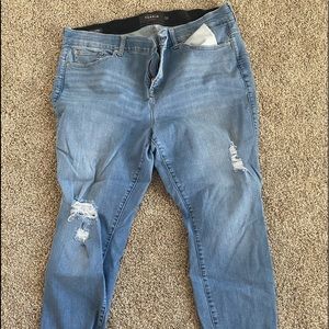 Torrid bombshell skinny jeans size 22